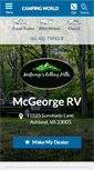 Mobile Screenshot of mcgeorgerv.com